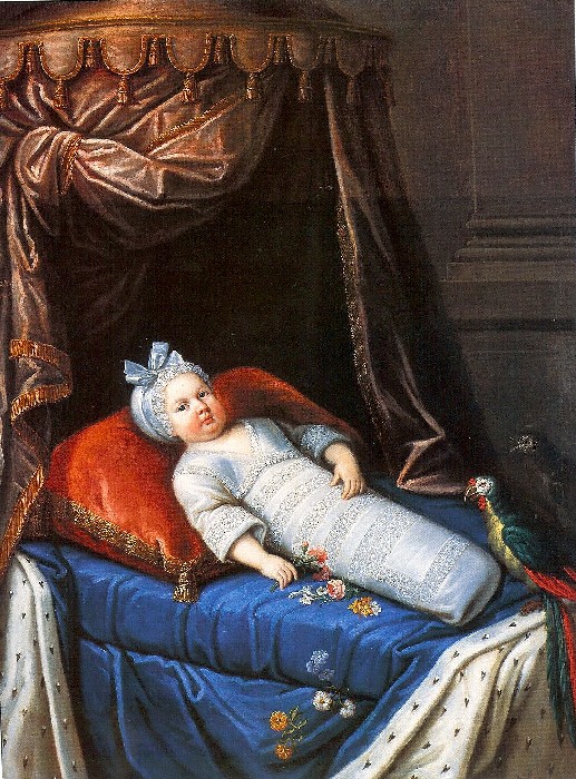 louis x1v q frsch 1638 inclined as a baby